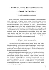 Architektūrinis projektavimas: automobilių salonas-autoservisas "Mintauja"