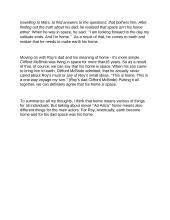 The meaning of home in the movie ’’Ad Astra’’ 2 puslapis