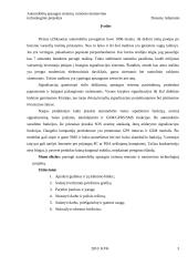 Automobilių apsaugos sistemų remonto ir montavimo technologinis projektas 3 puslapis