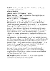 Antigonė knygos analizė ( 1, 2, 5 skyriai) 2 puslapis