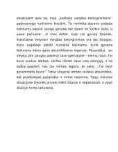  Žmogaus laikysenos ribinėje situacijoje vaizdavimas literatūroje 2 puslapis