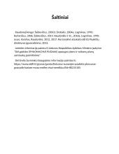 Rūšies nykimas Lietuvoje. Gamtamokslis pranešimas 18 puslapis