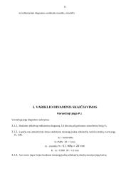 Pagrindiniai suprojektuoto variklio techniniai duomenys ir aprašymas 10 puslapis