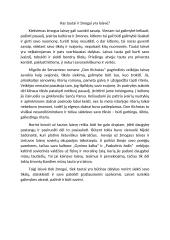 Kas tautai ir žmogui yra laisvė?