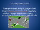 Važiavimo per sankryžą taisyklės 7 puslapis