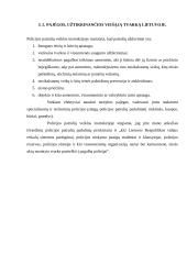 Viešojo saugumo Lietuvoje užtikrinimas 19 puslapis