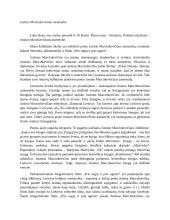 Justino Marcinkevičiaus asmenybė (kalbėjimas su planu)