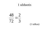 2 kontrolinis darbas 8 klasė. Tarpusavyje susiję dydžiai 2 puslapis