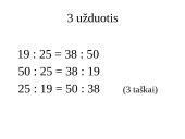 2 kontrolinis darbas 8 klasė. Tarpusavyje susiję dydžiai 4 puslapis