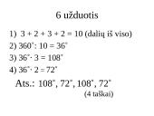 2 kontrolinis darbas 8 klasė. Tarpusavyje susiję dydžiai 9 puslapis