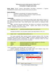 Aritmetinės ir loginės operacijos