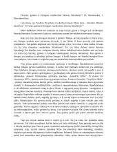 Tėvynės, gamtos ir žmogaus vaizdavimas lietuvių literatūroje (kalbėjimas)