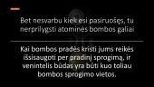 Kaip išgyventi atominę bombą. Skaidrės žmogaus saugai 4 puslapis
