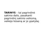 Tarinys ir jo rūšys 4 puslapis