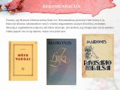 Knygos pristatymas. Maironis ,,Lyrika'' 9 puslapis