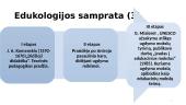 Edukologijos samprata (skaidrės) 4 puslapis