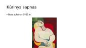 Dailininko Pablo Picasso pristatymas 6 puslapis