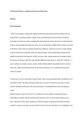 Personal Project – rendition of the poem in film format