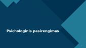 Šokėjo ir sportininko kūno lavinimo ypatumai, psichologinis pasirengimas 9 puslapis