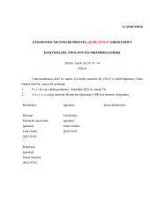 UAB „Rūbų rojus“ apibūdinimas ir veiklos dokumentai. Dokumentų valdymo projektinis darbas  7 puslapis