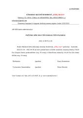 UAB „Rūbų rojus“ apibūdinimas ir veiklos dokumentai. Dokumentų valdymo projektinis darbas  9 puslapis