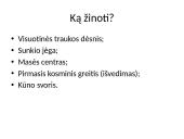 Dinamika. Sunkis ir svoris 2 puslapis