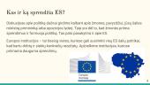 Kaip veikia Europos Sąjunga? (skaidrės) 2 puslapis