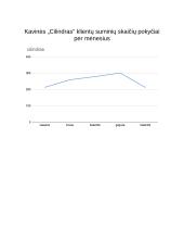 „Geomas“ kavinių tinklo darbo apžvalga. Klientų skaičiaus dinamika 10 puslapis