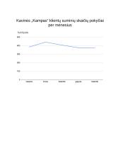 „Geomas“ kavinių tinklo darbo apžvalga. Klientų skaičiaus dinamika 13 puslapis