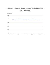 „Geomas“ kavinių tinklo darbo apžvalga. Klientų skaičiaus dinamika 17 puslapis