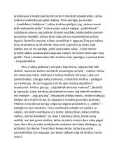 Kalbėjimas. Skirtingų kartų požiūriai į gyvenimą J. Grušo kūrinyje ,,Meilė, džazas ir velnias” 2 puslapis