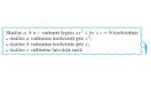 Kvadratinės lygtys su sprendimo pavyzdžiais 4 puslapis