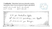 Kvadratinės lygtys su sprendimo pavyzdžiais 7 puslapis