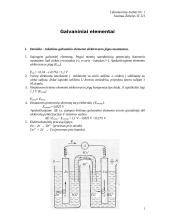 Galvaliniai elementai