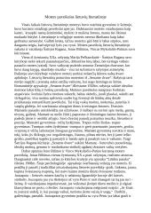 Moterų paveikslai lietuvių literatūroje (kalba)