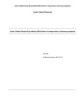 Giant Global Financial produktų duomenų bazės (DB) kūrimo ir integravimo į internetą projektas 2 puslapis