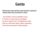Gamta poemoje „Metai“ 6 puslapis