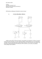 Hidraulinių pavarų schemų sudarymas bei analizė 2 puslapis