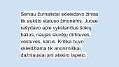 Žurnalistikos karjera 5 puslapis