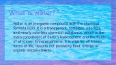 The importance of water in our lives 3 puslapis