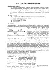 Įtampų rezonanso tyrimas