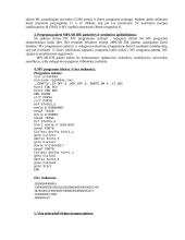 Susipažinimas su mikrovaldiklio PIC16F84A tyrimo maketu ir programų paketu MPLAB IDE 2 puslapis