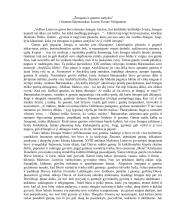 Žmogaus ir gamtos santykis (kalba su planu)
