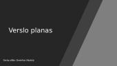 Verslo planas - Dropshippingas 