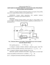 Kintamos elektros srovės galios ir fazių poslinkio matavimas oscilografu
