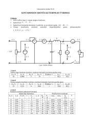 Kintamosios srovės keturpolio tyrimas