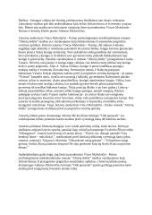 Maišto tema „Altorių šešėly“ ir „Odė jaunystei“ 1 puslapis