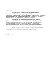Motivierender Brief