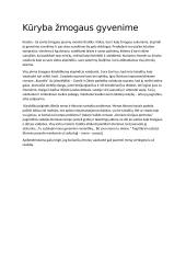 Kūryba žmogaus gyvenime