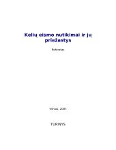 Kelių eismo nutikimai 1 puslapis